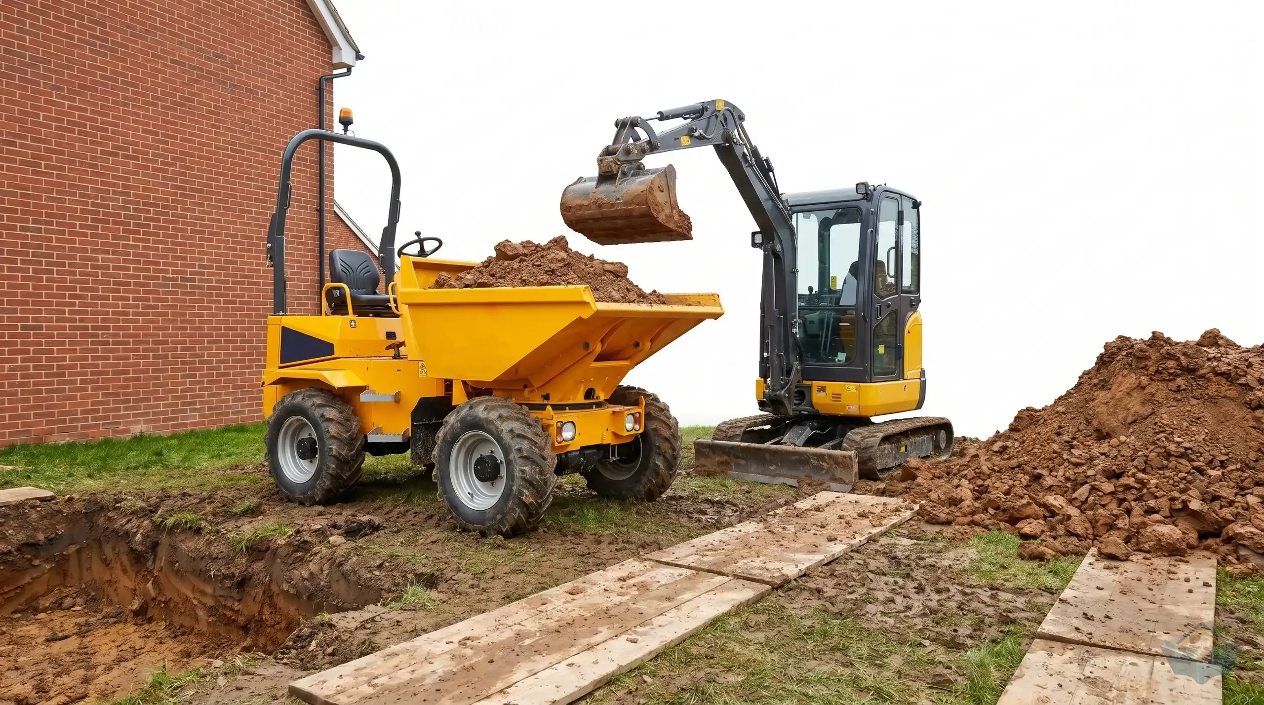 Site Dumper Hire: Moving Spoil from the Dig to the Grab Lorry