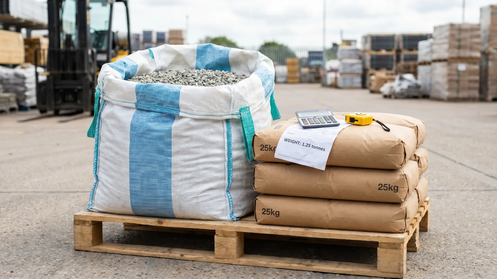 Weight, Density & Bagged Quantities: kg, Tonnes and How Many Bags